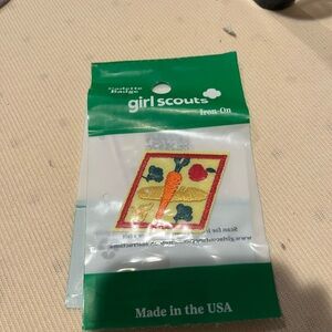 Girl Scouts Carrot Patch Badge - Multicolor